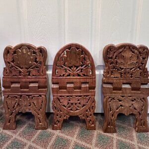 Wooden Carved Book Stands